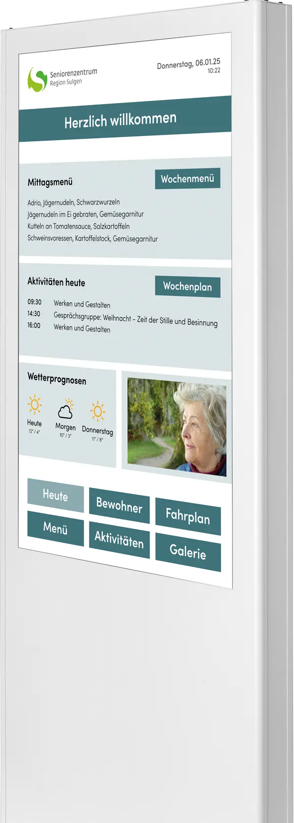 Infoboard für Heime & Institutionen