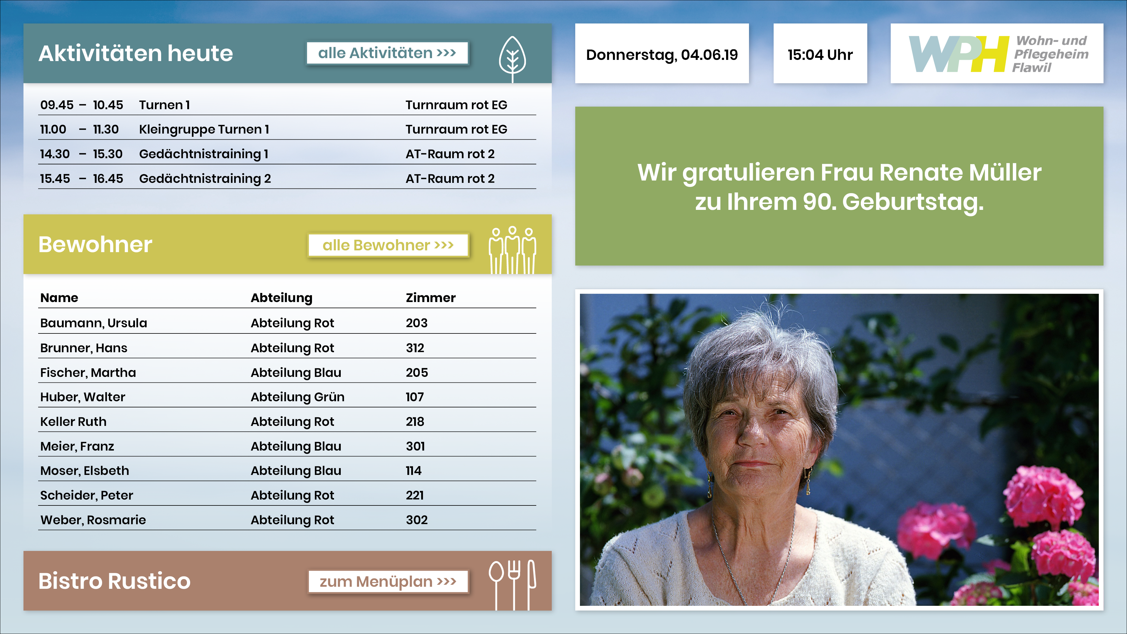Digital Signage für Heime & Institutionen