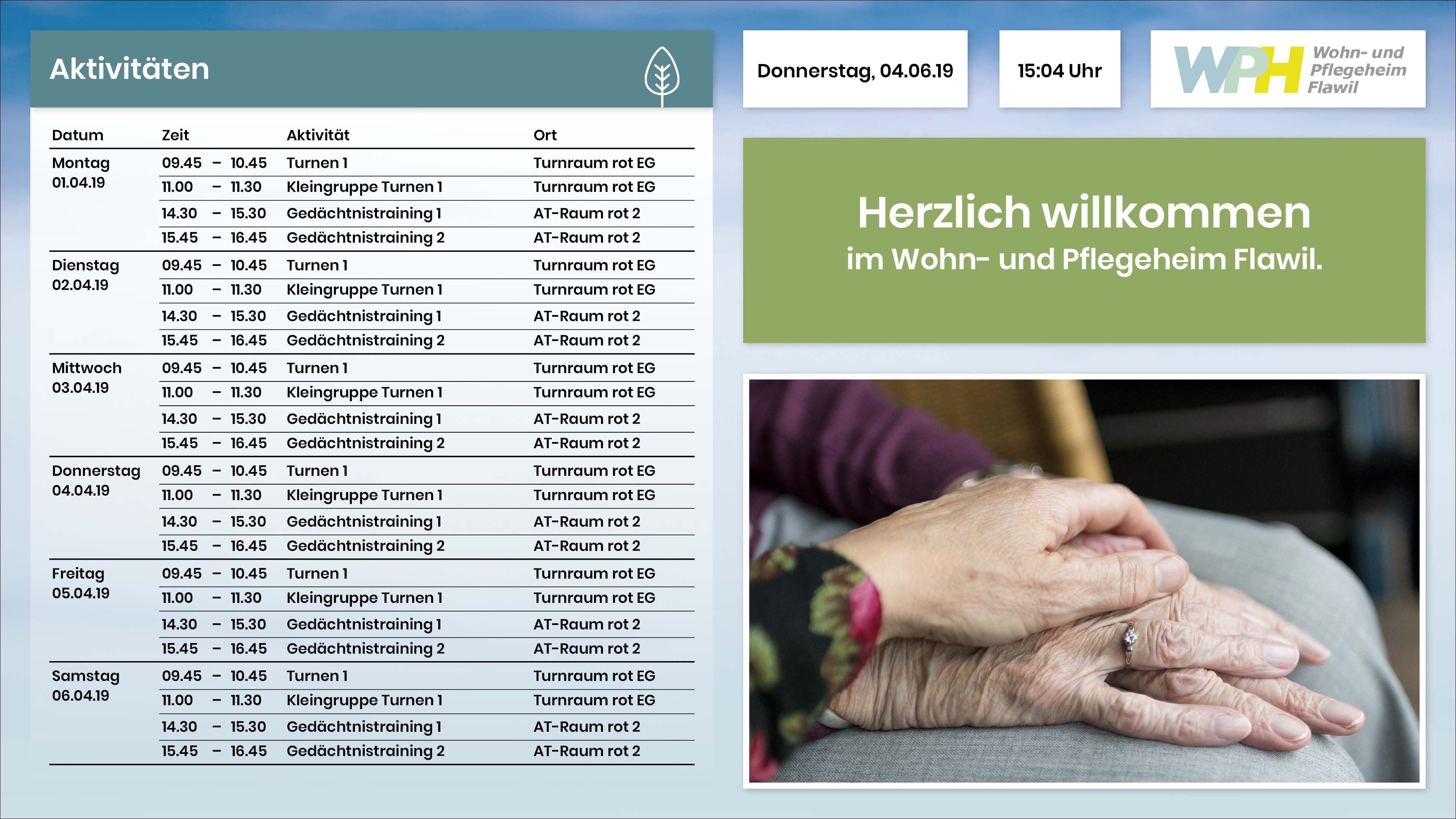 Digital Signage für Heime & Institutionen